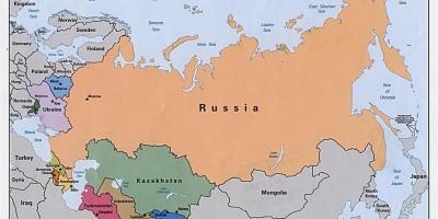 แผนที่ของรัสเซียมองโกเลีย name